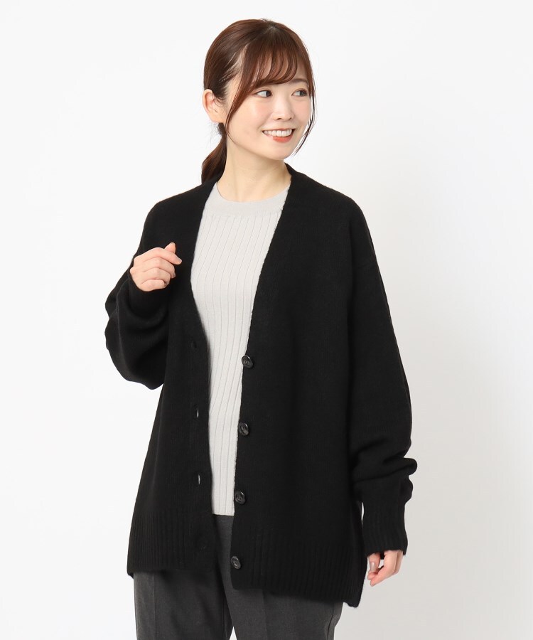 ザンパ(ZAMPA)のヤクライクワイドVネックカーディガン16