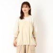 ザンパ(ZAMPA)の6分袖ドロストチュニック オフホワイト(003)