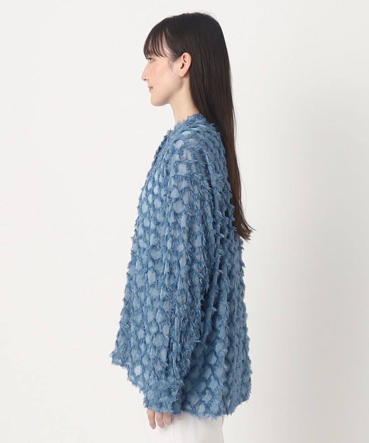 ザンパ(ZAMPA)の【キレイ目／春も着たい】カットジャカードバンドカラーシャツ2