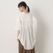 ザンパ(ZAMPA)の【春も着たい】シアーローンドルマン6分袖スキッパーシャツ アイボリー(004)
