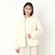 ザンパ(ZAMPA)のマルチWAYキルティングショートコート アイボリー(004)