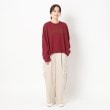 ザンパ(ZAMPA)の【春も着られる】フロッキーロゴビックシルエットロンT14