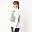 ザンパ(ZAMPA)のフェイクファービスチェ＋ハイネックプルオーバー2