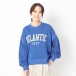 ザンパ(ZAMPA)の【春も着られる】裏毛ロゴクルーネックプルオーバー ブルー(093)
