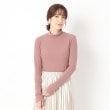 ザンパ(ZAMPA)のテレコハイネックプルオーバー ピンク(071)