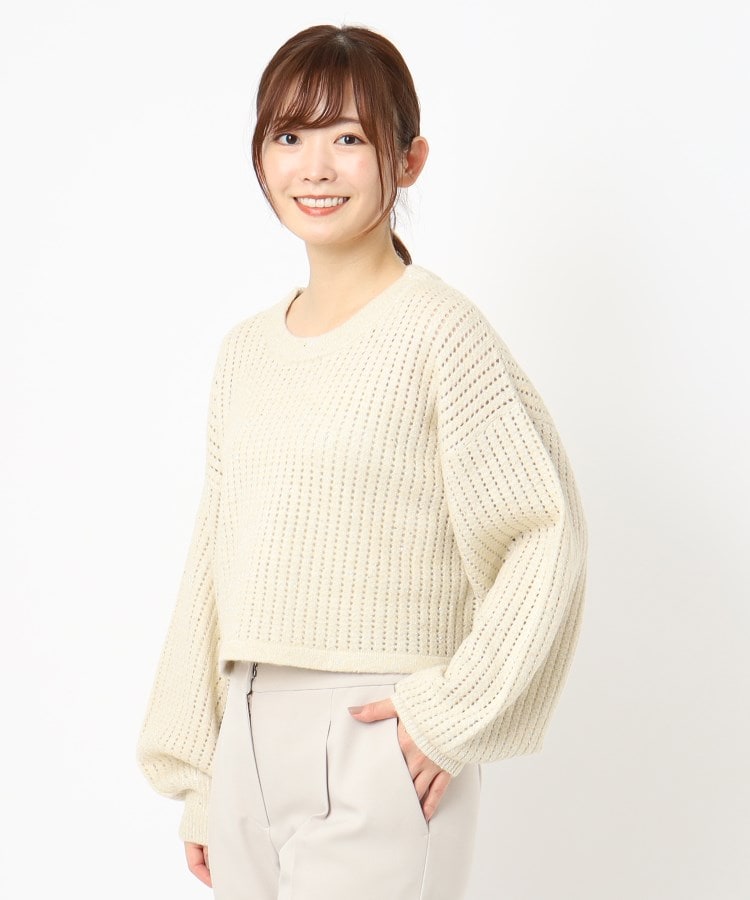 KOEISTORE ニットトップス レディース 春 冬 春冬 黒 白 ニット