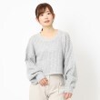ザンパ(ZAMPA)のスパンコールメッシュショートニット12