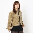 ザンパ(ZAMPA)のコーデュロイビッグポケットワイドジャケット グリーン(025)