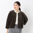 ザンパ(ZAMPA)の【春も着られる】シアーカットベロアバルーンブルゾン14