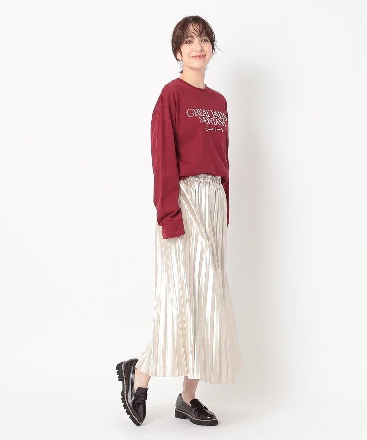 ザンパ(ZAMPA)のレザー調プリーツスカート8
