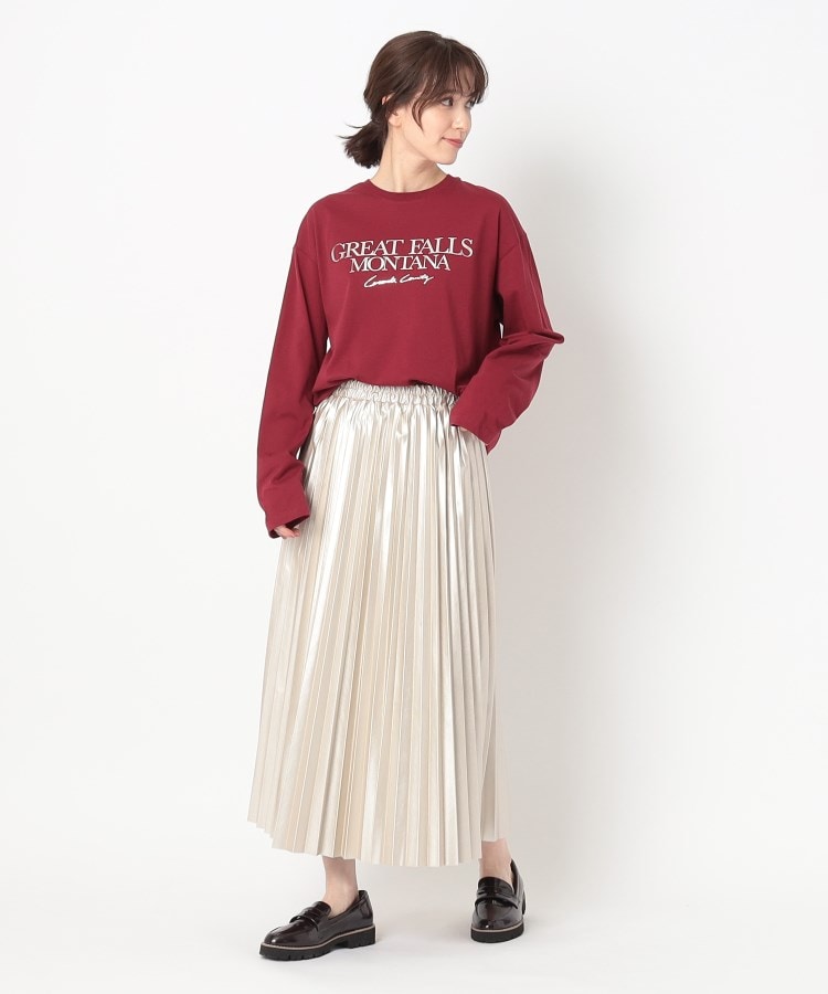 ザンパ(ZAMPA)のレザー調プリーツスカート9
