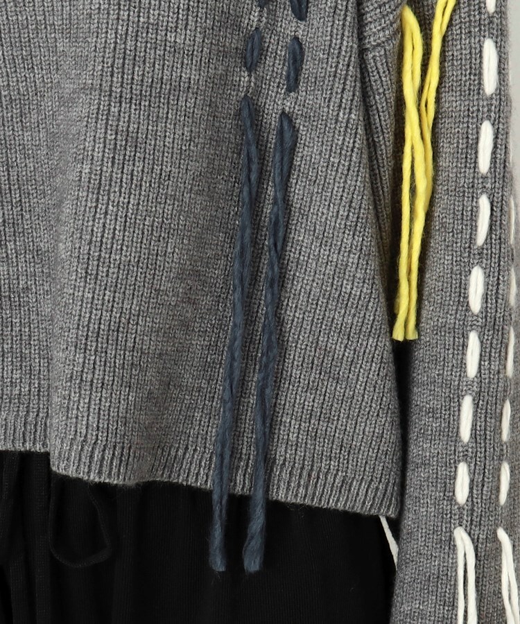 ザンパ(ZAMPA)のソフトヘアリーバンドステッチプルオーバー6