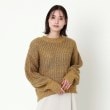 ザンパ(ZAMPA)の配色引き揃えクルーネックプルオーバー オレンジ(067)