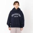 ザンパ(ZAMPA)の裏起毛ロゴスタンドカラープルオーバー1