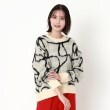 ザンパ(ZAMPA)のジャカードシャギークルーネックニット アイボリー(004)