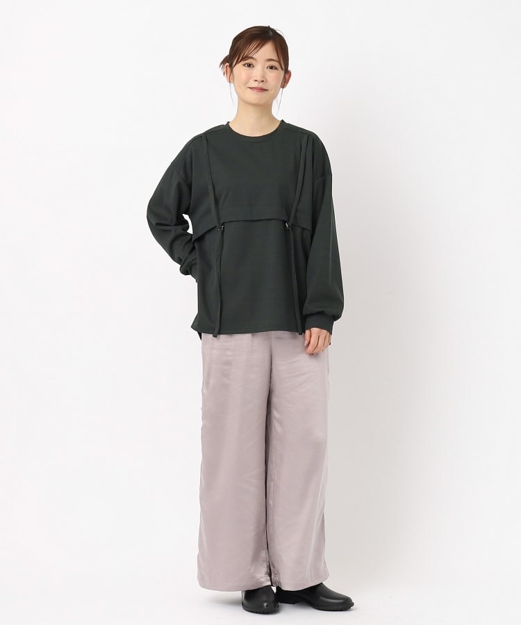 ザンパ(ZAMPA)の【春も着られる】サスペンダードッキングリブプルオーバー15