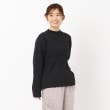 ザンパ(ZAMPA)の【春も着られる】ゴム地ビスチェ＋ハイネックプルオーバー ブラック(019)