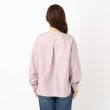 ザンパ(ZAMPA)の【春も着られる】サテンワッシャーフレアチュニックブラウス3