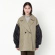 ザンパ(ZAMPA)のMA‐1スリーブビックカラーハーフコート1