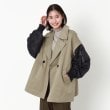 ザンパ(ZAMPA)のMA‐1スリーブビックカラーハーフコート32