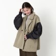 ザンパ(ZAMPA)のMA‐1スリーブビックカラーハーフコート ベージュ(052)