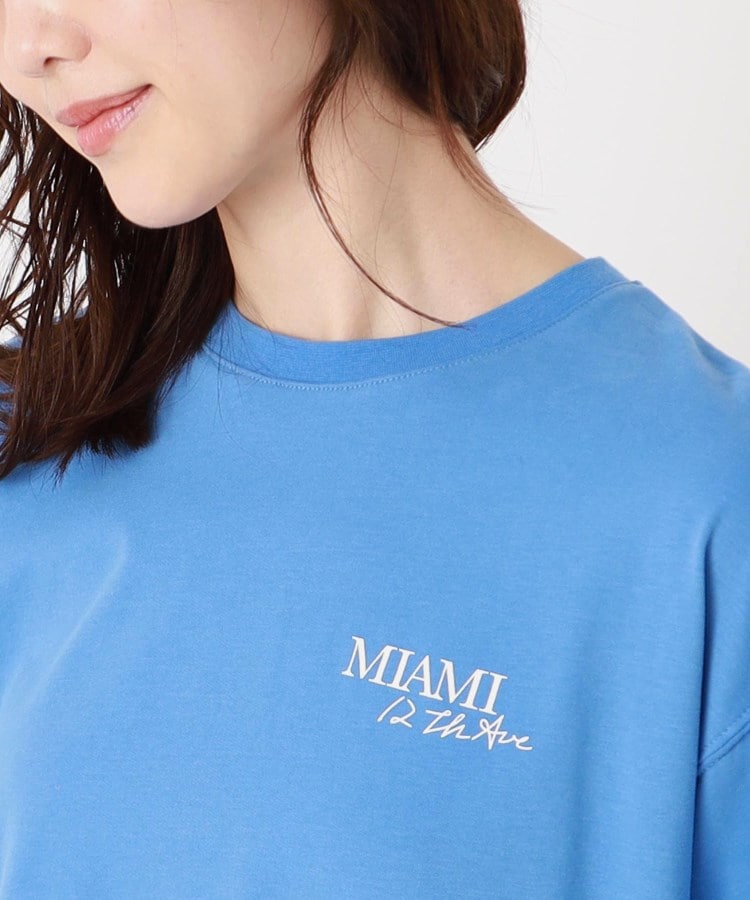 ザンパ(ZAMPA)の微起毛バックロゴクルーTシャツ4