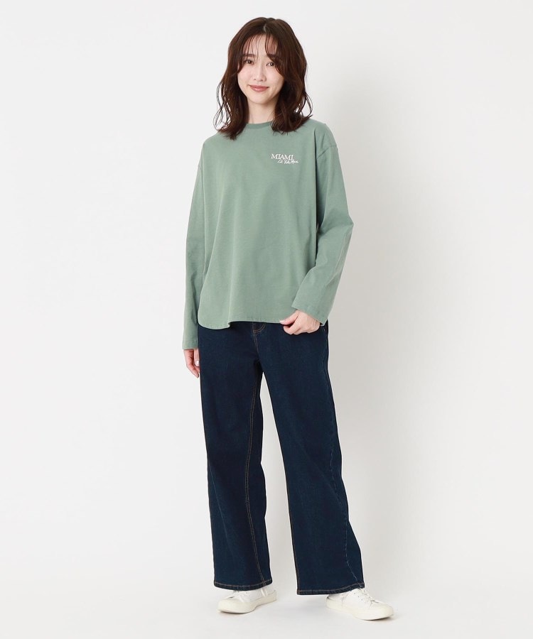 ザンパ(ZAMPA)の微起毛バックロゴクルーTシャツ18