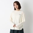 ザンパ(ZAMPA)の微起毛バックロゴクルーTシャツ オフホワイト(003)