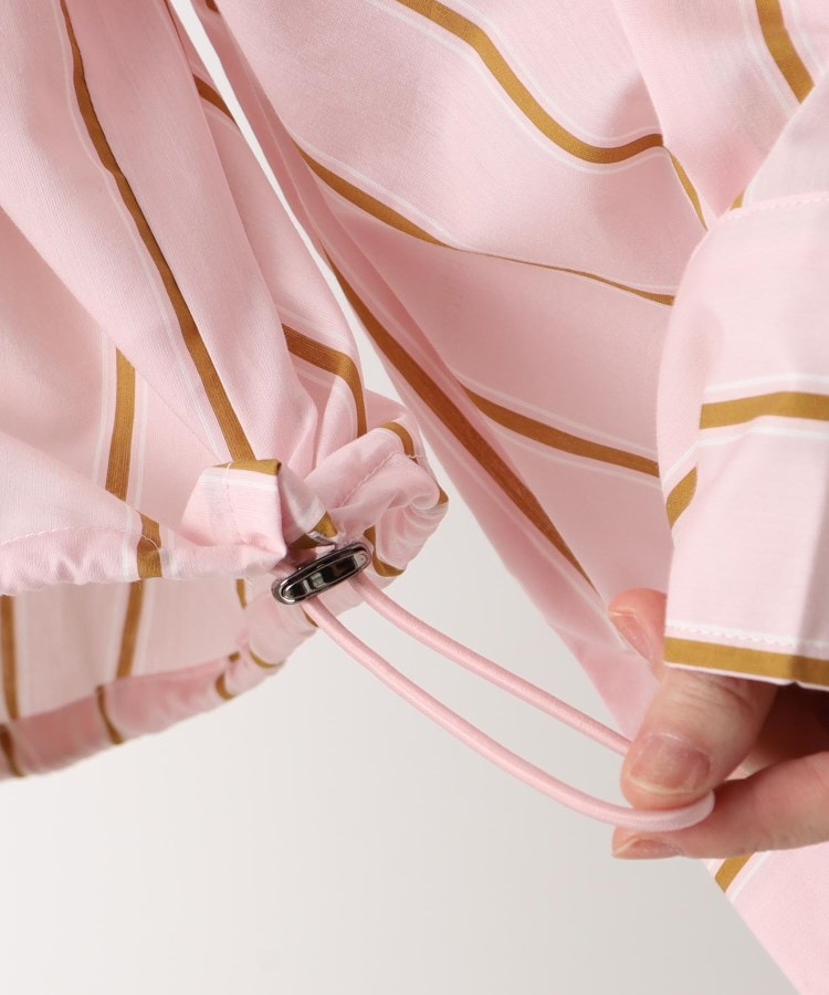 ザンパ(ZAMPA)の【春も着られる】ドロストストライプワイドシャツ7