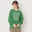 ザンパ(ZAMPA)の【秋も着られる】クリア天竺ボリューム袖ロゴロンT15