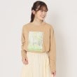 ザンパ(ZAMPA)の【秋も着られる！】フォトプリントロンT ベージュ(052)