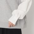 ザンパ(ZAMPA)の【SALE！秋も着られる】裏毛シャツレイヤード風ロゴプルオーバー5