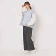 ザンパ(ZAMPA)の【SALE！秋も着られる】裏毛シャツレイヤード風ロゴプルオーバー13