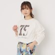 ザンパ(ZAMPA)の【秋の着られる】箔プリントラグランプルオーバー7