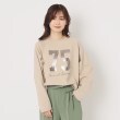 ザンパ(ZAMPA)の【秋の着られる】箔プリントラグランプルオーバー19