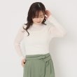 ザンパ(ZAMPA)の【インナーで活躍】シアーリブボトルネックプルオーバー7