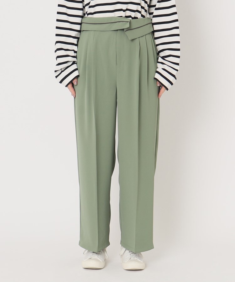 ザンパ(ZAMPA)の【SALE！！】ターンバックウエストストレートパンツ1