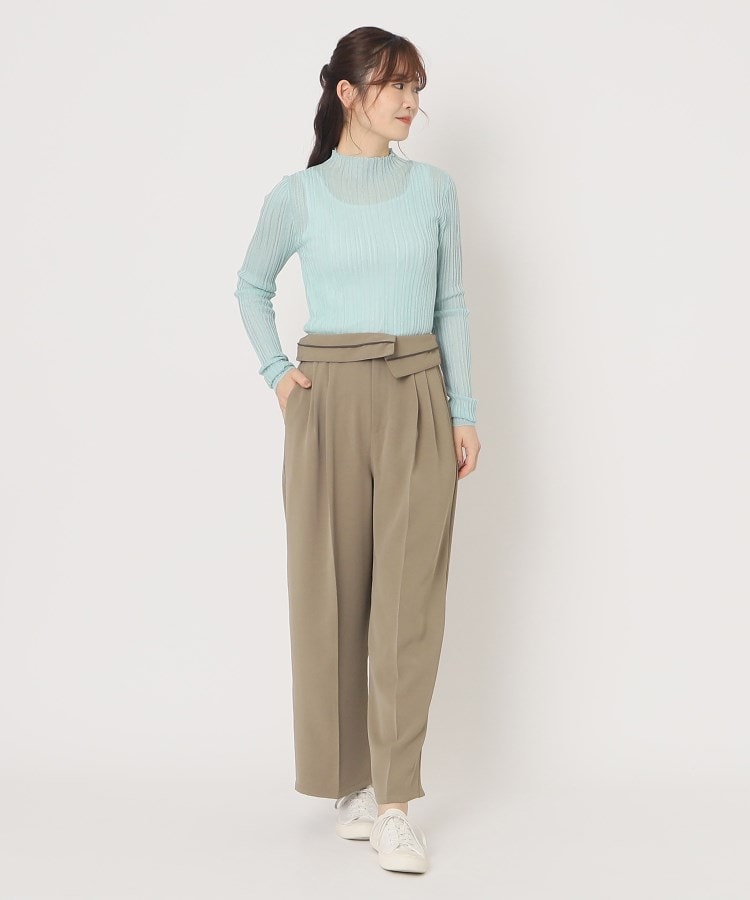 ザンパ(ZAMPA)の【SALE！！】ターンバックウエストストレートパンツ18