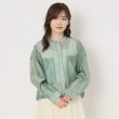 ザンパ(ZAMPA)の【秋も着られる】シアーバンドカラーショートシャツ19