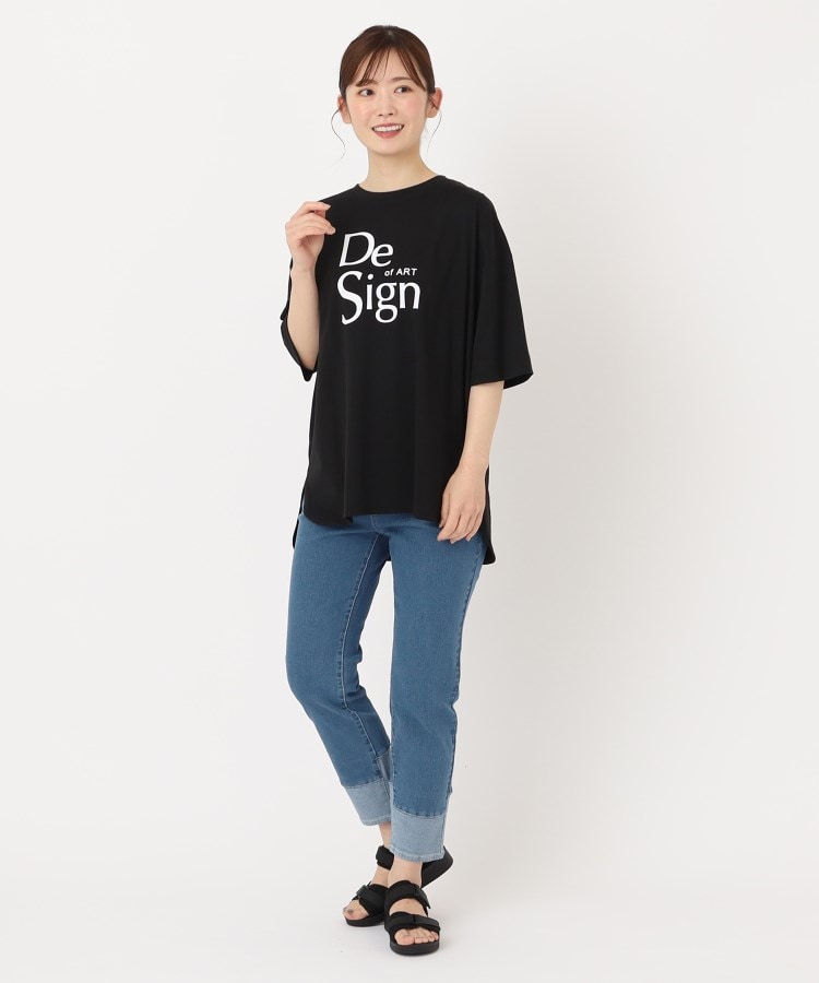 ザンパ(ZAMPA)の【五分袖】フロッキーロゴオーバーサイズTシャツ18