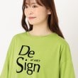 ザンパ(ZAMPA)の【五分袖】フロッキーロゴオーバーサイズTシャツ4