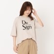 ザンパ(ZAMPA)の【五分袖】フロッキーロゴオーバーサイズTシャツ20