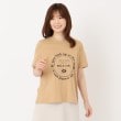 ザンパ(ZAMPA)のモチーフプリントクルーTシャツ ベージュ(052)