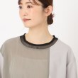 ザンパ(ZAMPA)の【セール！】異素材切り替えタックドロストプルオーバー4