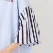 ザンパ(ZAMPA)の【五分袖】プリントロゴ＆袖ストライプTシャツ5