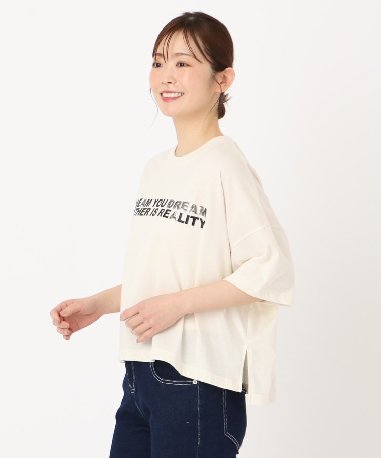 ザンパ(ZAMPA)のスパンコール使いロゴワイドTシャツ8