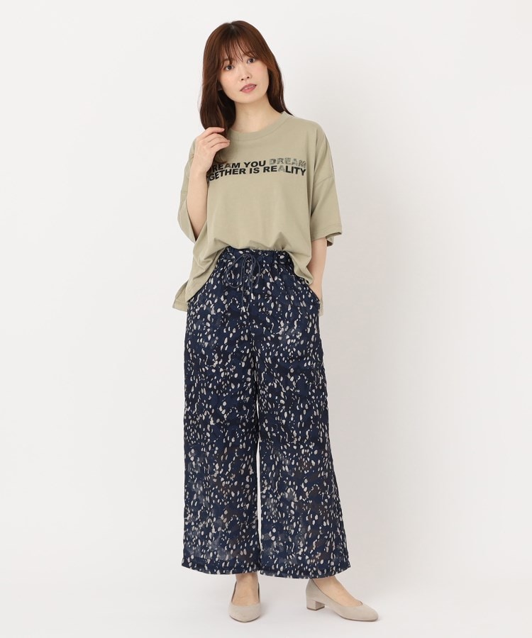 ザンパ(ZAMPA)の【五分袖】スパンコール使いロゴワイドTシャツ17