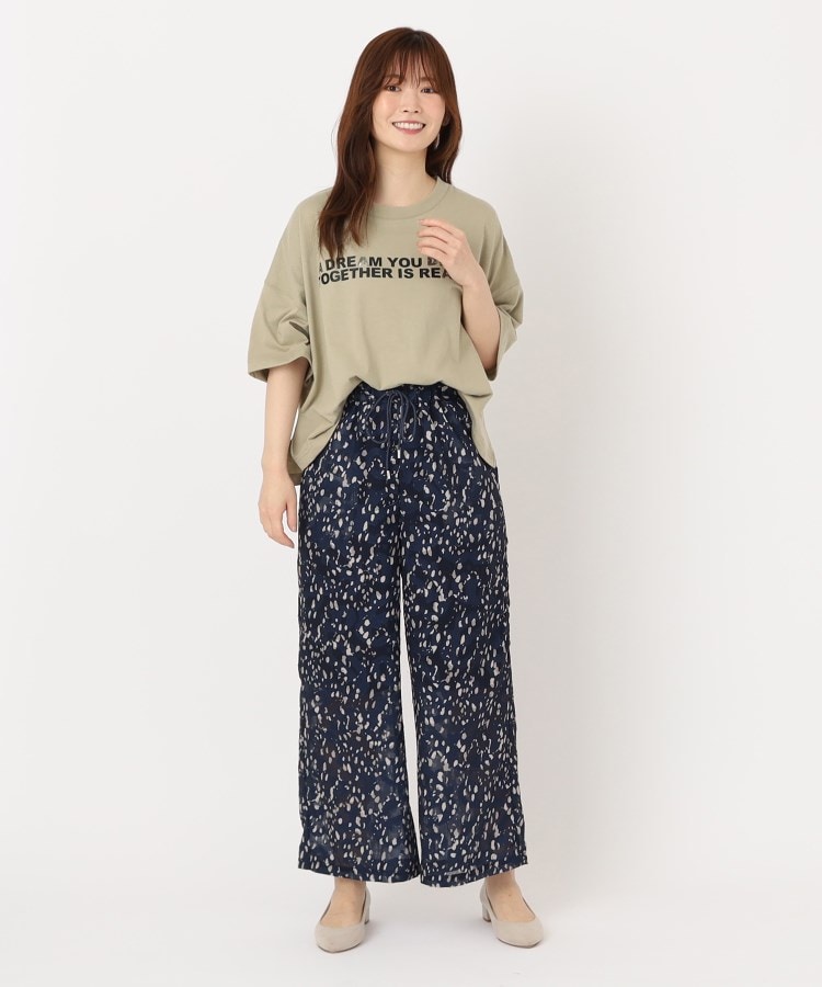 ザンパ(ZAMPA)の【五分袖】スパンコール使いロゴワイドTシャツ18