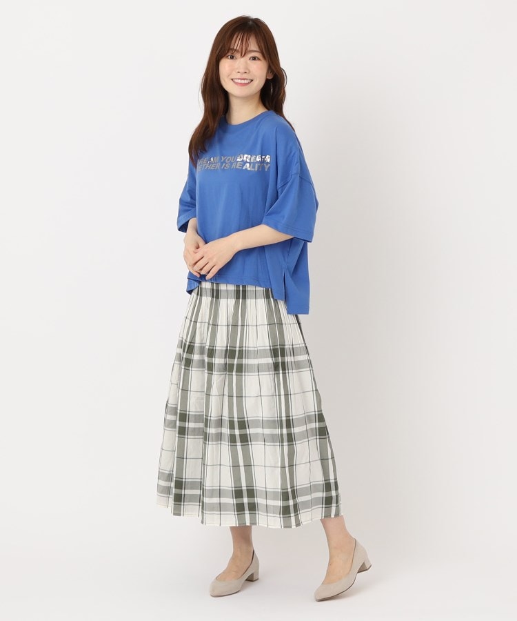 ザンパ(ZAMPA)の【五分袖】スパンコール使いロゴワイドTシャツ22