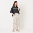 ザンパ(ZAMPA)のスパンコール使いロゴワイドTシャツ13